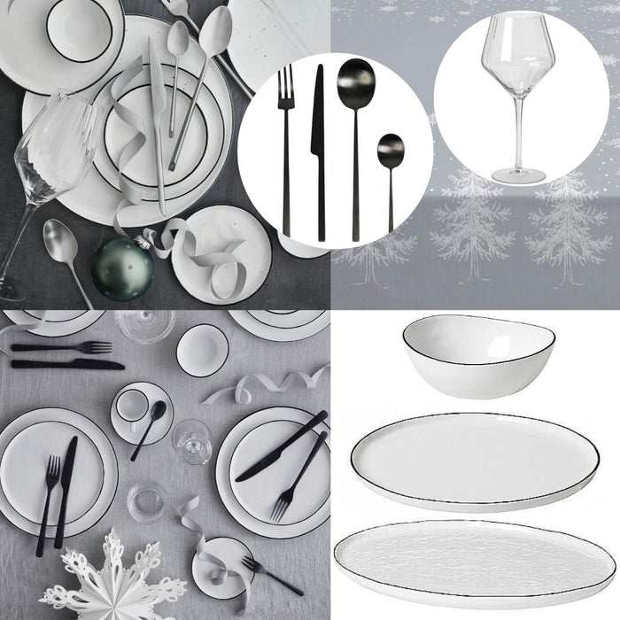 3 setup-uri de inspirație scandinavă pentru masa festivă de Crăciun