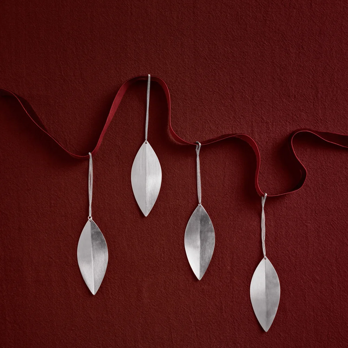 Set de 4 Ornamente Leaf