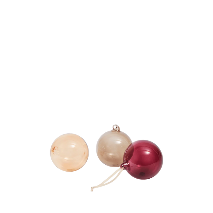 Set de 3 Globuri din Sticlă - Large