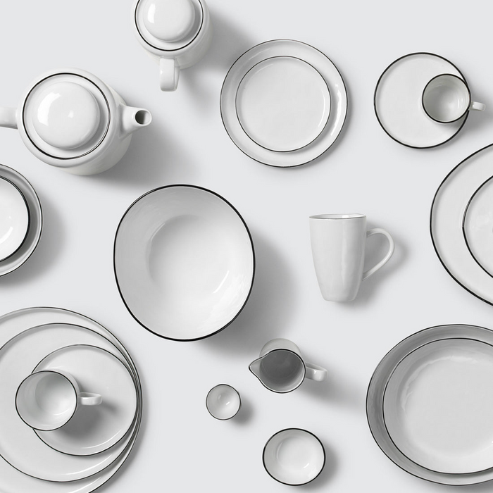 Farfurie mica din portelan Salt