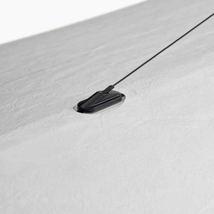 Candelabru Tense Alb din Textil