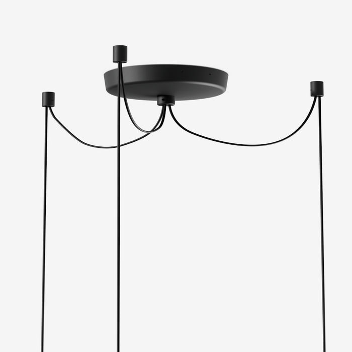 Candelabru Tense Alb din Textil