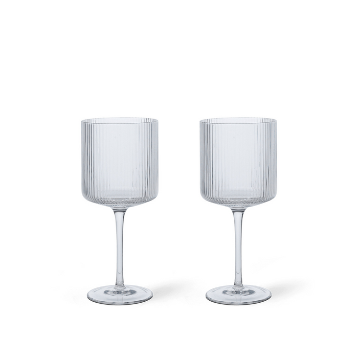 Set de două pahare vin rosu Ripple