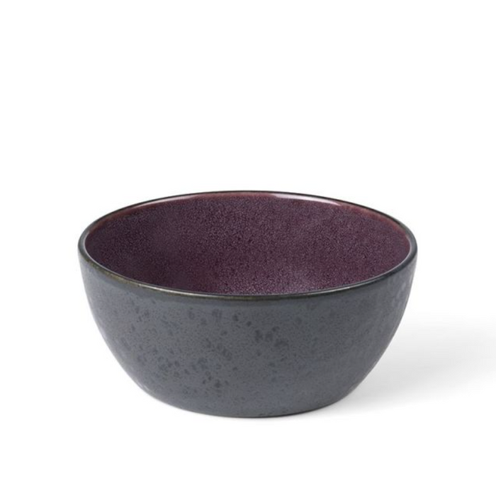 Bol negru cu interior violet 12cm