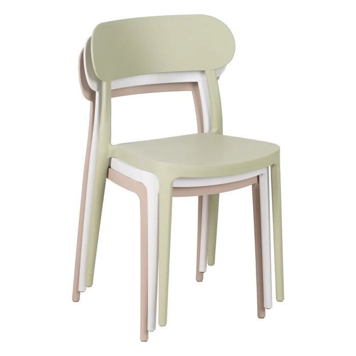 Scaun din Plastic Verde IXIA