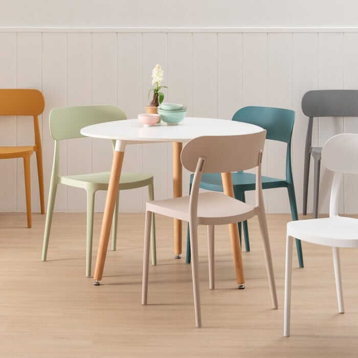 Scaun din Plastic Galben IXIA