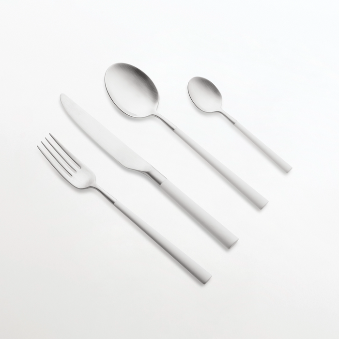Tacâmuri Contemporano Negru/ Alb