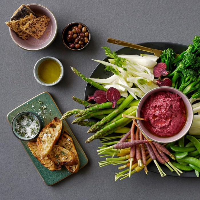 Bol gri cu interior roz 10cm