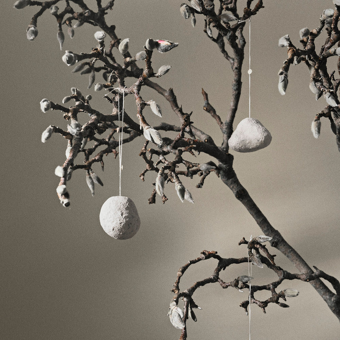 Set de 3 Ornamente pentru Brad Snowball