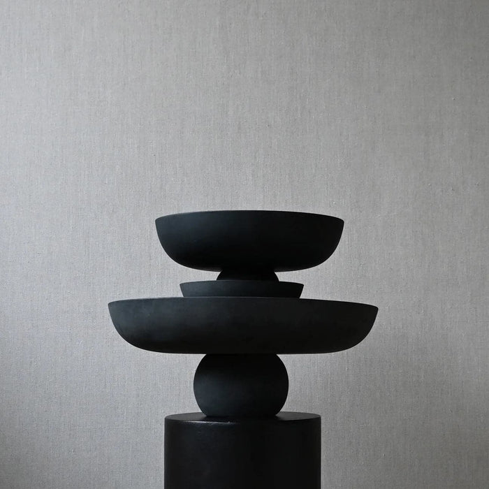 Bol Baburu Negru din Ceramica 30 cm 101 COPENHAGEN