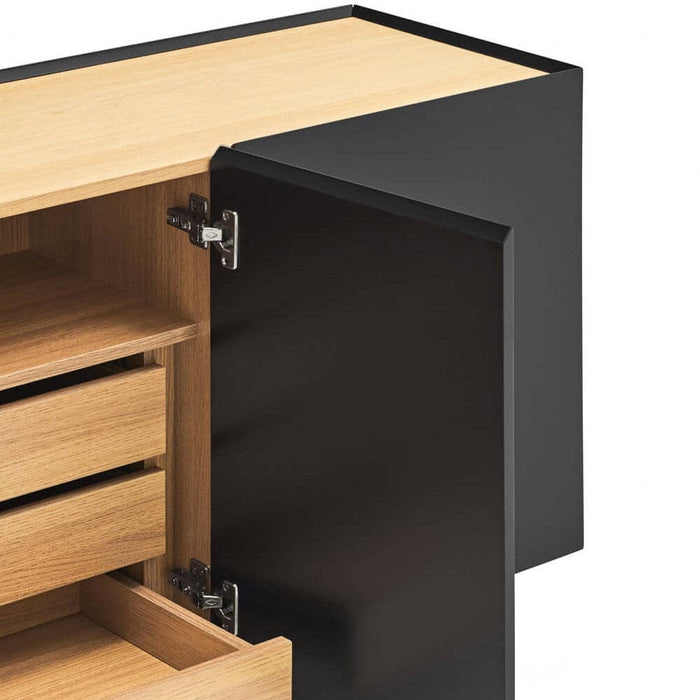 Comoda ARISTA din MDF cu Picioare Metalice 165 cm