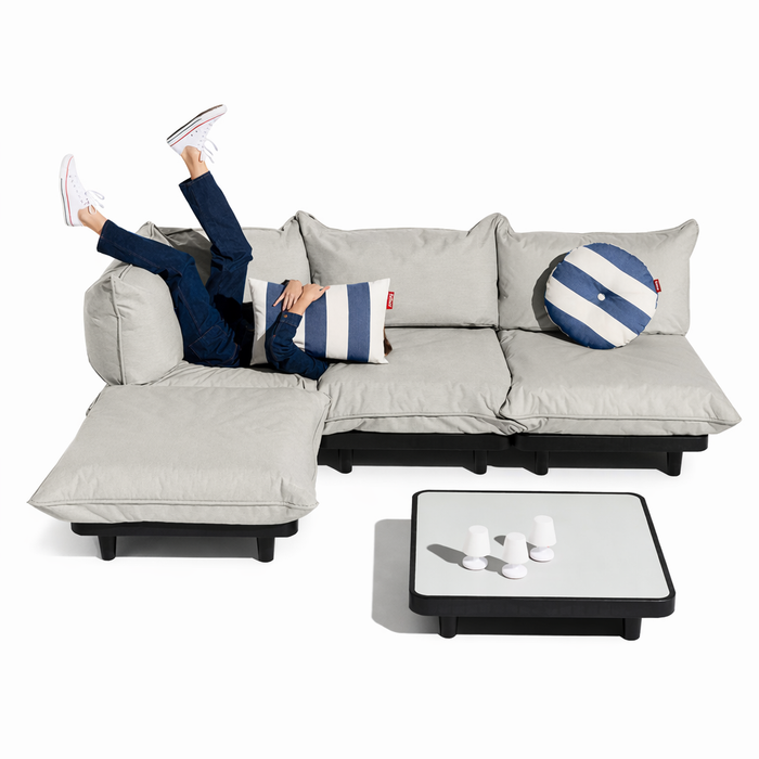 Canapea outdoor Paletti din 4 Module gri deschis + Husă cadou