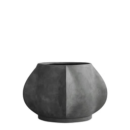 Ghiveci Arket Negru din Ciment 33 cm 101 COPENHAGEN