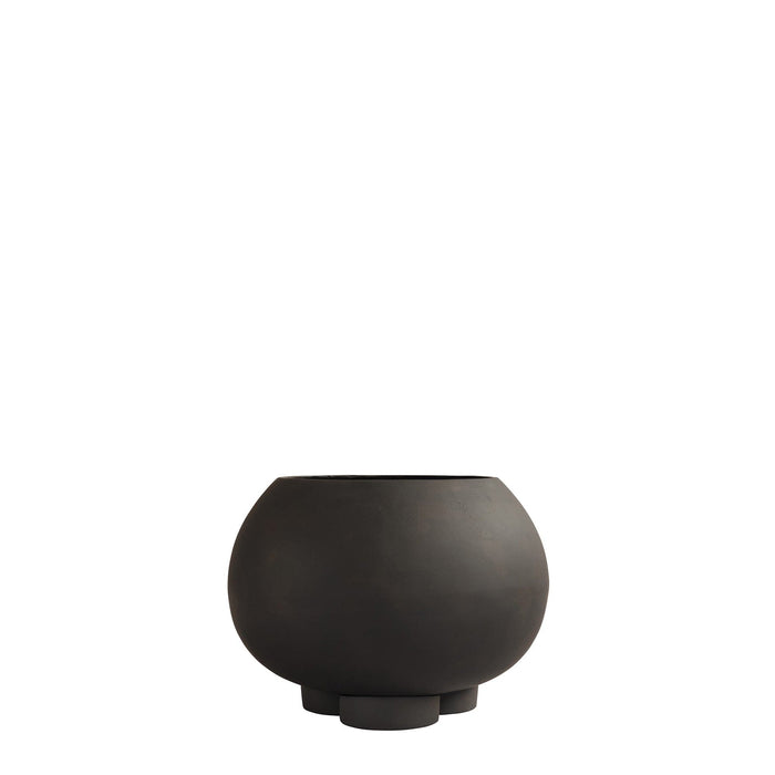 Ghiveci Urchin Negru din Beton 12.5 cm 101 COPENHAGEN