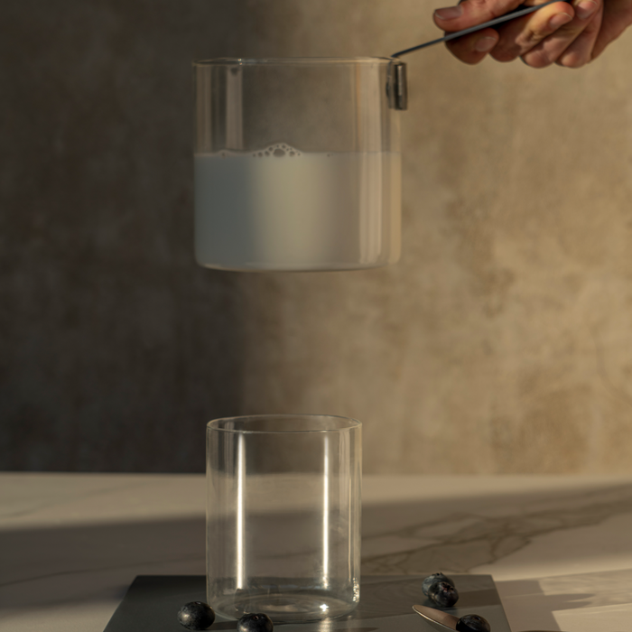 Ibric din sticlă borosilicată