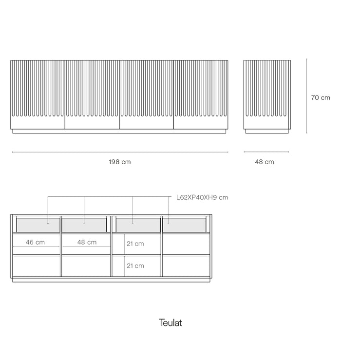 Comoda DORIC din MDF