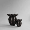 Vaza Lotus Neagra din Ciment 35 cm 101 COPENHAGEN