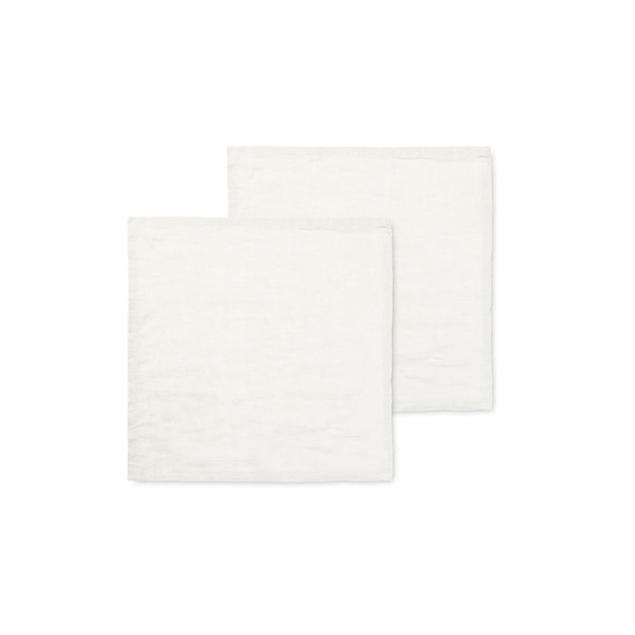 Bucatarie Si Servirea Mesei - Set 2 Servete Albe Din In FERM LIVING