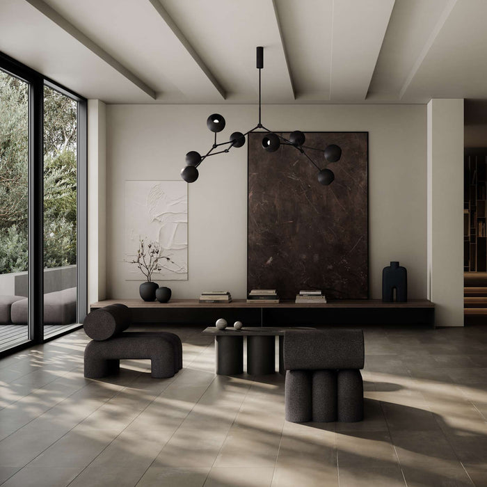 Vaza COBRA Neagra din Ceramica 62cm