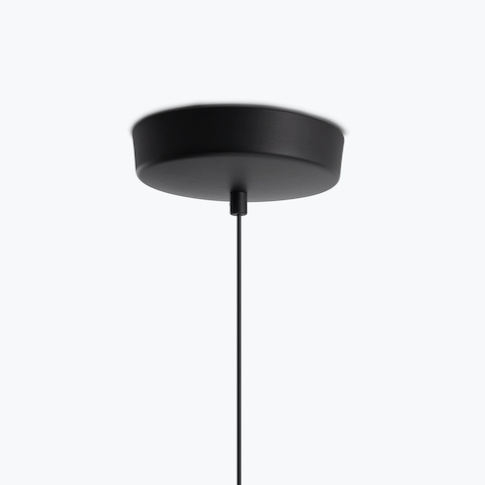 Corpuri Iluminat - Lampa Suspendata Tense Alba Din Textil 70 Cm New Works