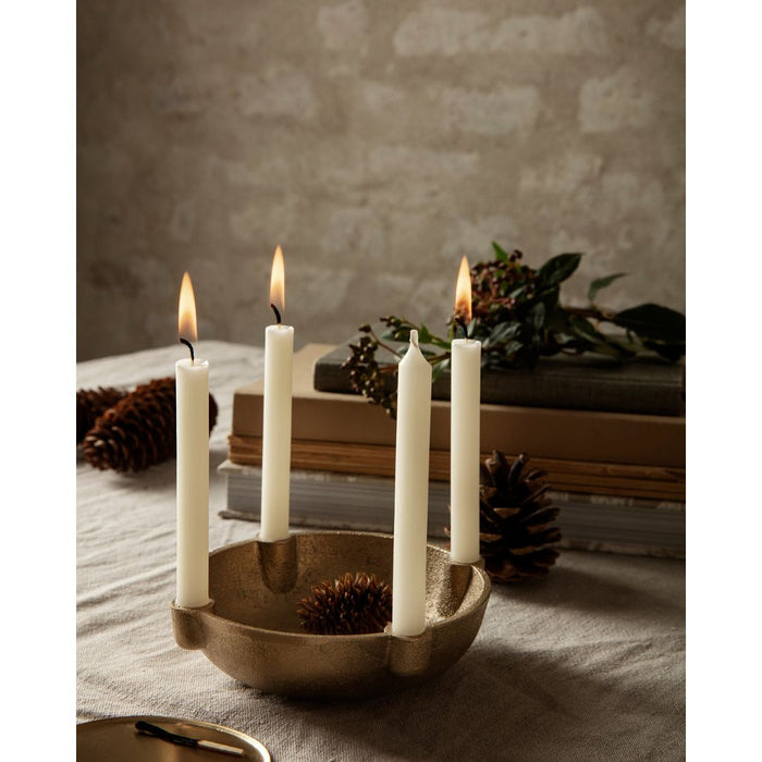 Decoratiuni - Suport Auriu De Lumanari Din Alama FERM LIVING