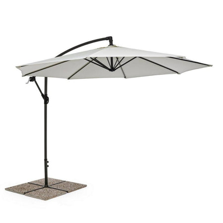 Exterior - Umbrela De Soare Texas Alba Din Textil 3 M Bizzotto