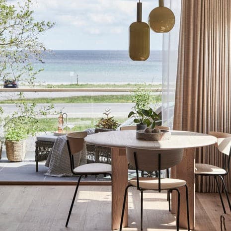 Scaun Herman din Lemn Natur FERM LIVING