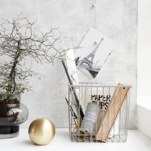 Coș metalic pentru depozitare