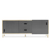 Mobilier - Comoda KABINO Gri Din MDF 161.8 Cm NORMANN COPENHAGEN