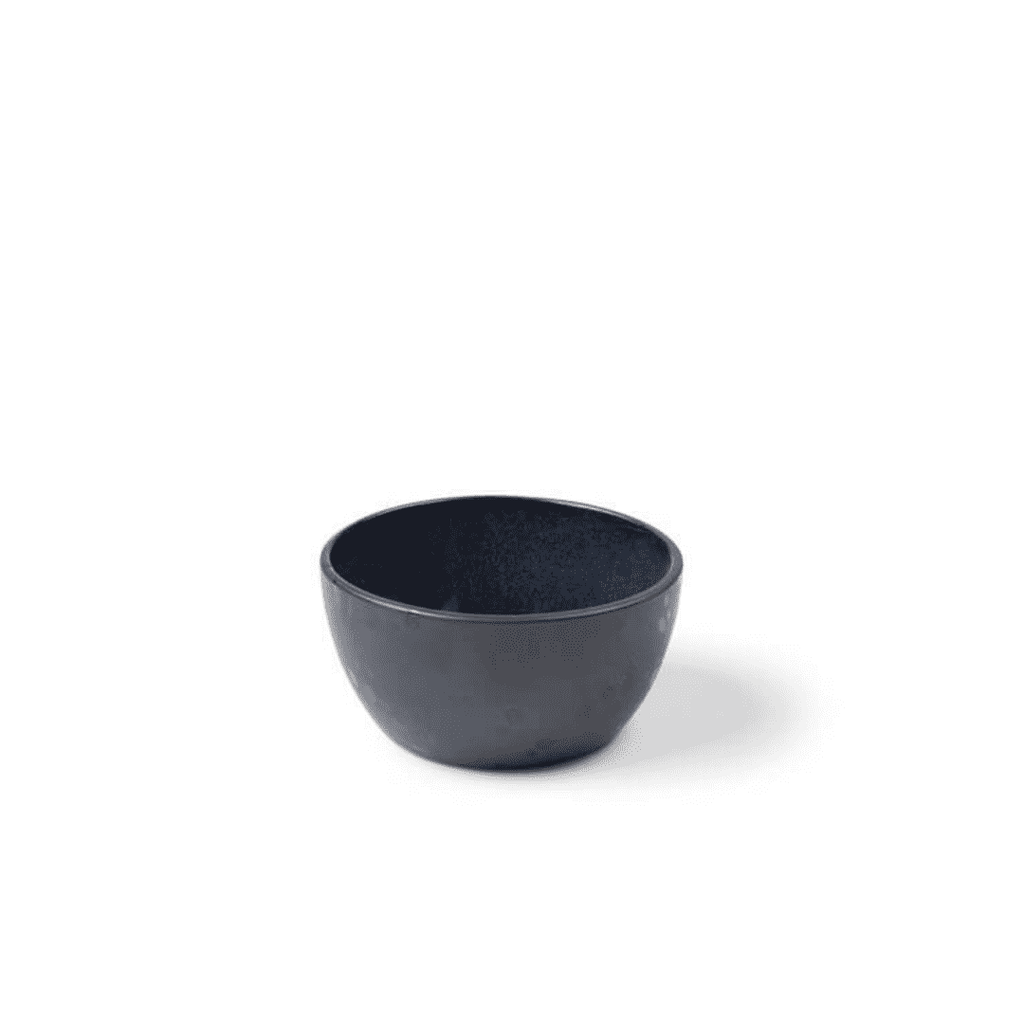 Bol Ceramic Negru cu Interior Albastru Inchis (dia 10 cm) BITZ