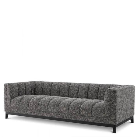 Canapea de 3 Locuri Ditmar Gri din Textil 231 cm Eichholtz
