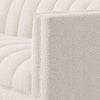 Canapea de 4 Locuri Ditmar L Crem din Textil Buclat 294 cm Eichholtz