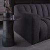 Canapea de 4 Locuri Kelly L Neagra din Textil Buclat 300 cm Eichholtz