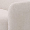 Canapea de 3 Locuri Roxy Crem din Textil cu Baza Aurie 223 cm Eichholtz