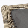 Canapea de 3 Locuri pentru Exterior Keilani Gri din Lemn si Textil Bizzotto