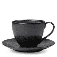 Ceasca de Cappuccino Neagra Mata din Ceramica