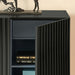 Comoda DORIC Neagra din MDF 200 cm TEULAT