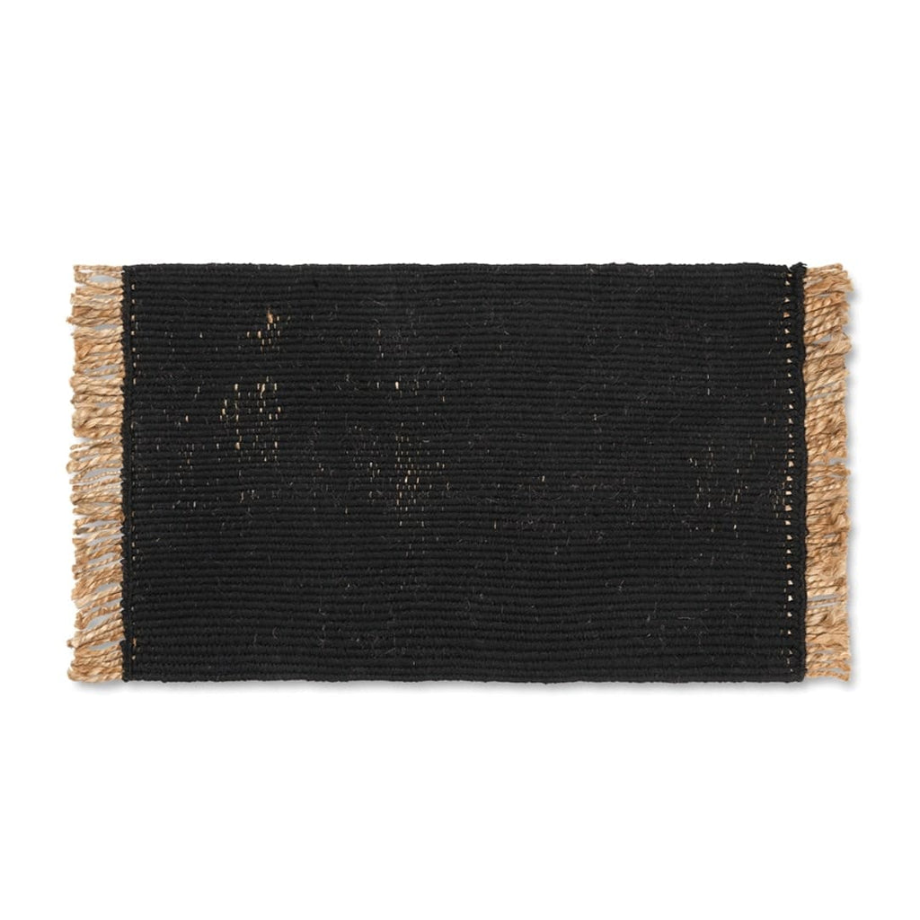 Covor BLOCK Negru din Material Textil FERM LIVING