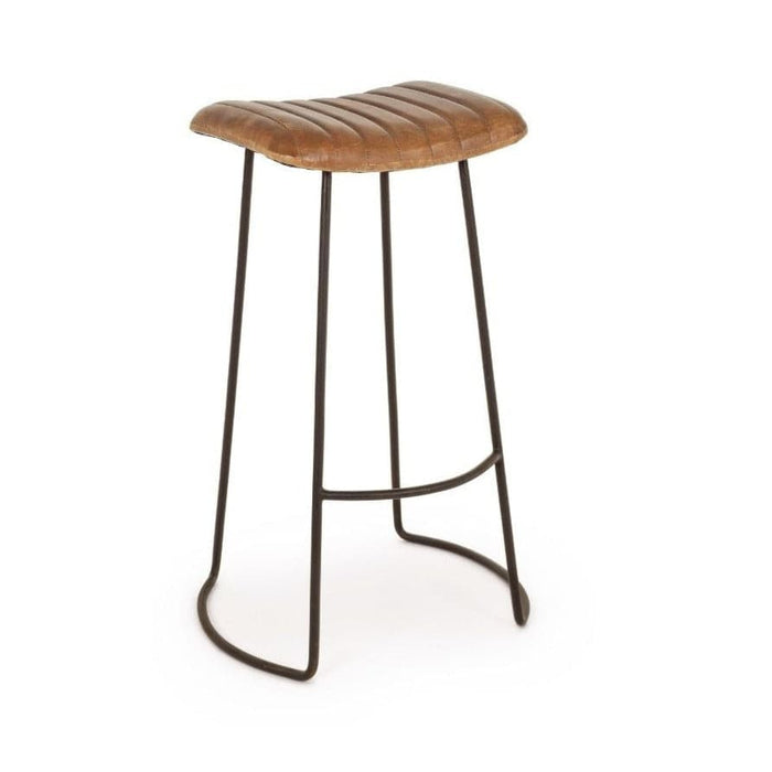 Scaun de Bar Nadira din Piele Maro BIZZOTTO