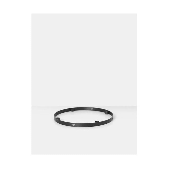 Suport Lumanare Rotund Negru din Alama FERM LIVING