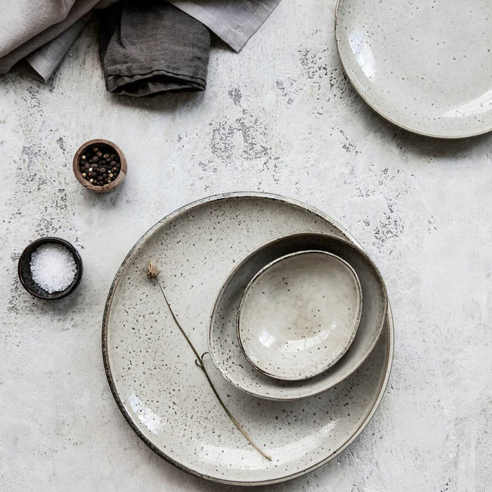 Farfurie LAKE Crem din Ceramica 16 cm HOUSE DOCTOR