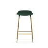 Scaun de Bar Form Verde cu Picioare Metalice Aurii NORMANN COPENHAGEN