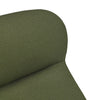 Fotoliu DINS TALL Verde din Material Textil cu Picioare Metalice Negre TEULAT