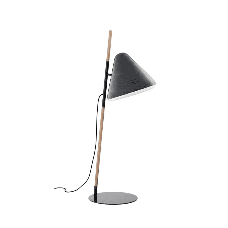 Lampa de Podea HELLO din Lemn si Metal Gri NORMANN COPENHAGEN