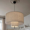 Lampa Suspendata Margin Bej din Textil 90 cm New Works