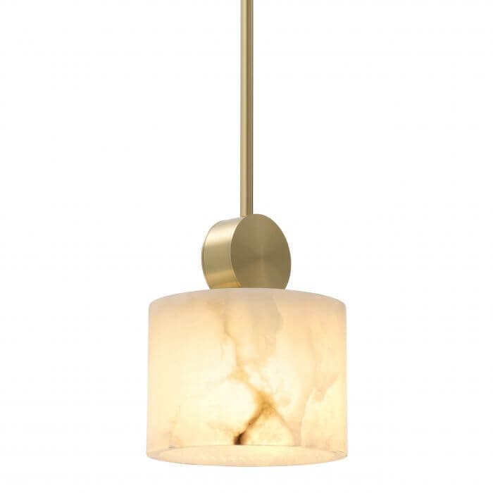 Lampa Suspendata Rotunda Etruscan Aurie din Alama Eichholtz