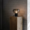 Lampa de Masa Karl-Johan Neagra cu Baza din Marmura New Works