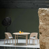 Masa Dining Rotunda JUNCO Nature din MDF si Lemn 120 cm TEULAT