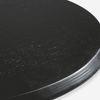 Masa de Cafea Neagra cu Blat din Stejar (H 39,5 cm) SOROUND WOUD