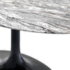 Masa de Dining Ovala Solo Gri cu Blat din Marmura 170 cm Eichholtz